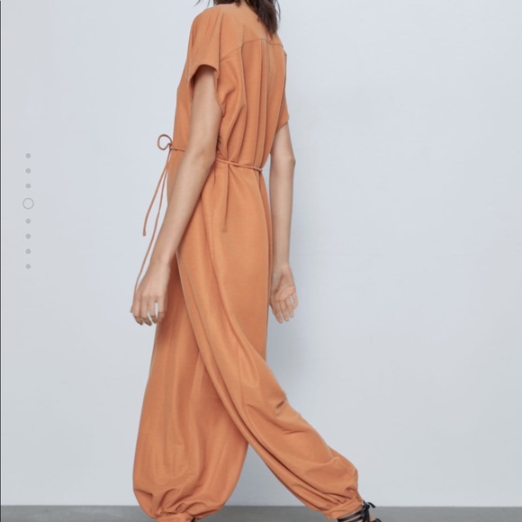 Zara Orange Jumpsuit - Picture 10 of 10